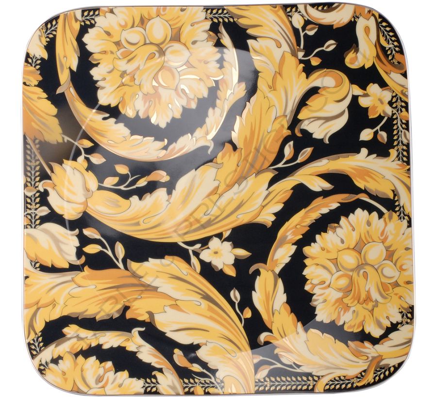 Versace vanity service plate 33 cm angular versacevanity Rosenthal